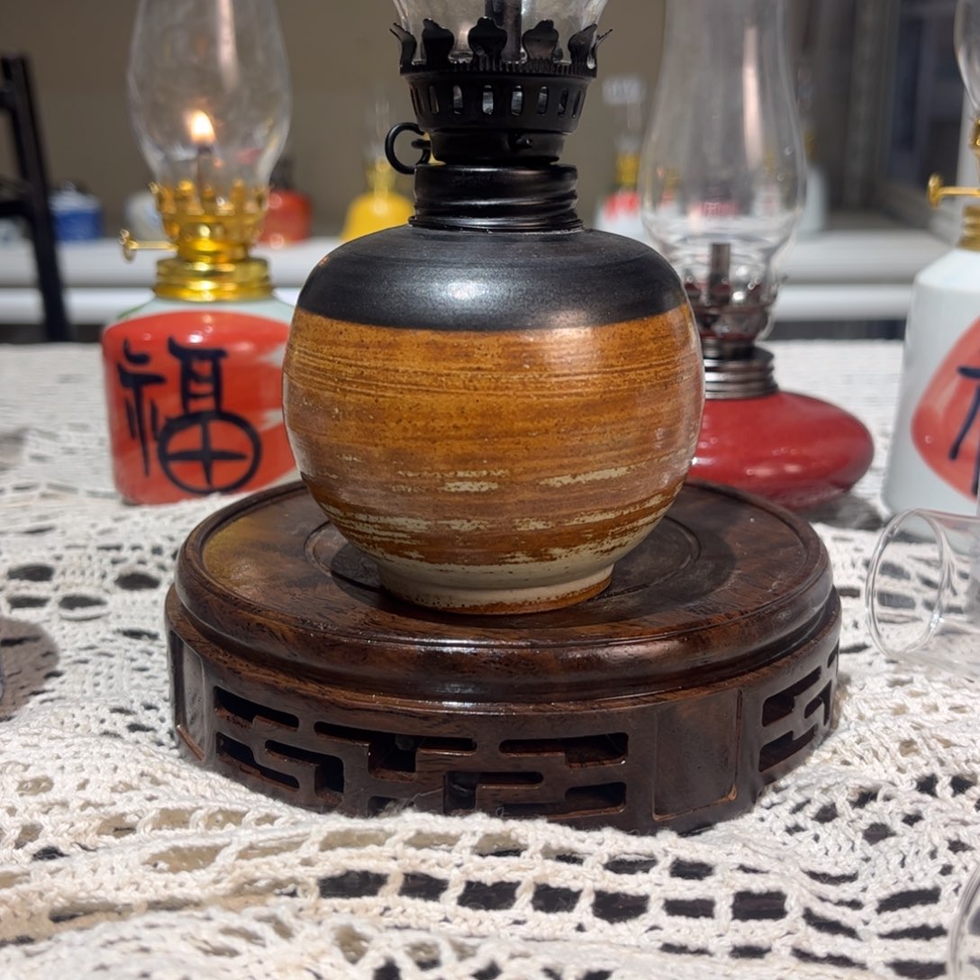 摆件景德镇陶瓷香薰灯