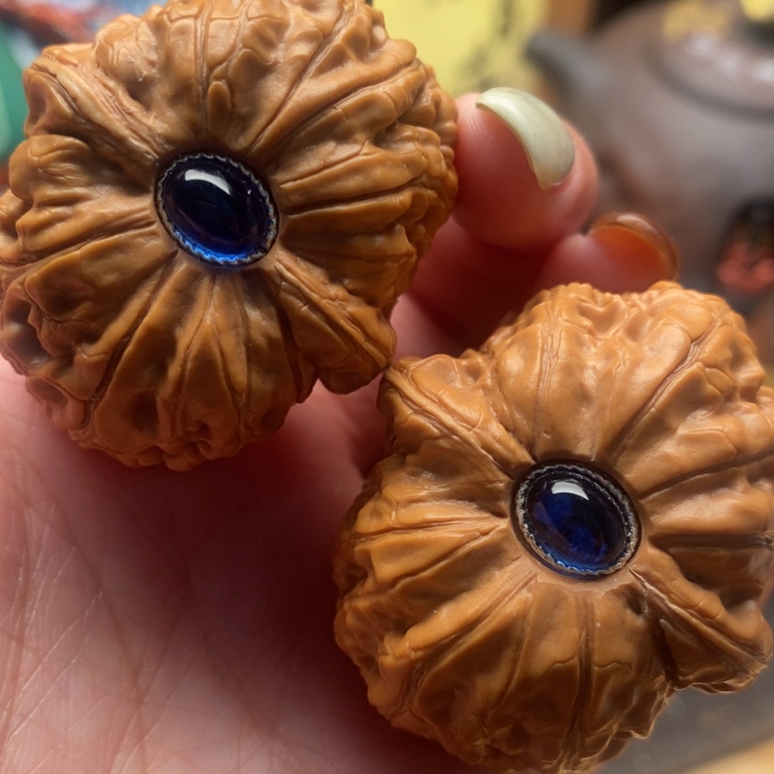 把件文玩核桃45尺寸全品平谷元宝