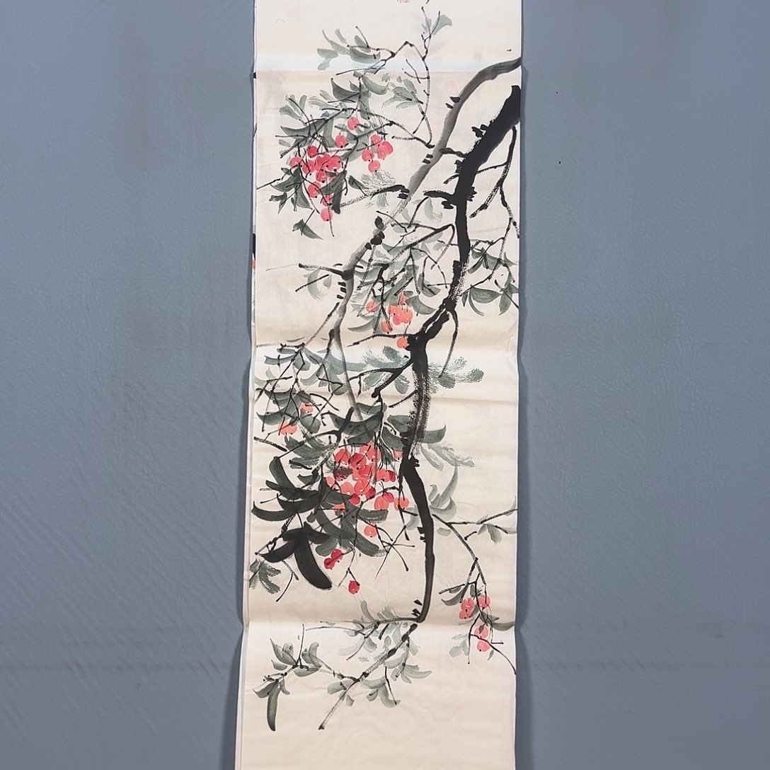 国画067 牡丹一如您的脸颊像我们