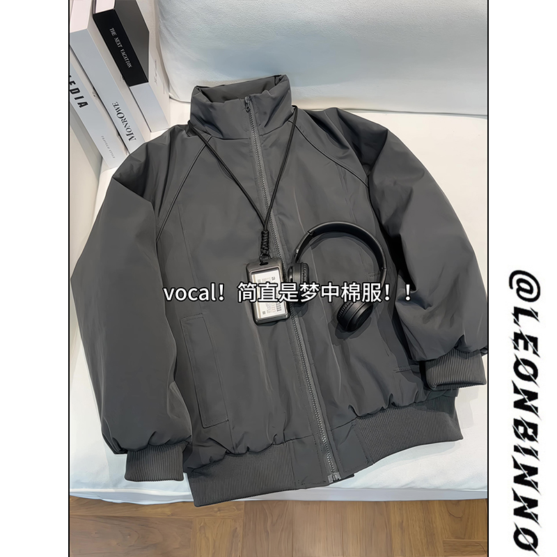 【运费补贴+现货现发】美式棉衣外套男秋冬季加棉加厚棉服棉袄夹克