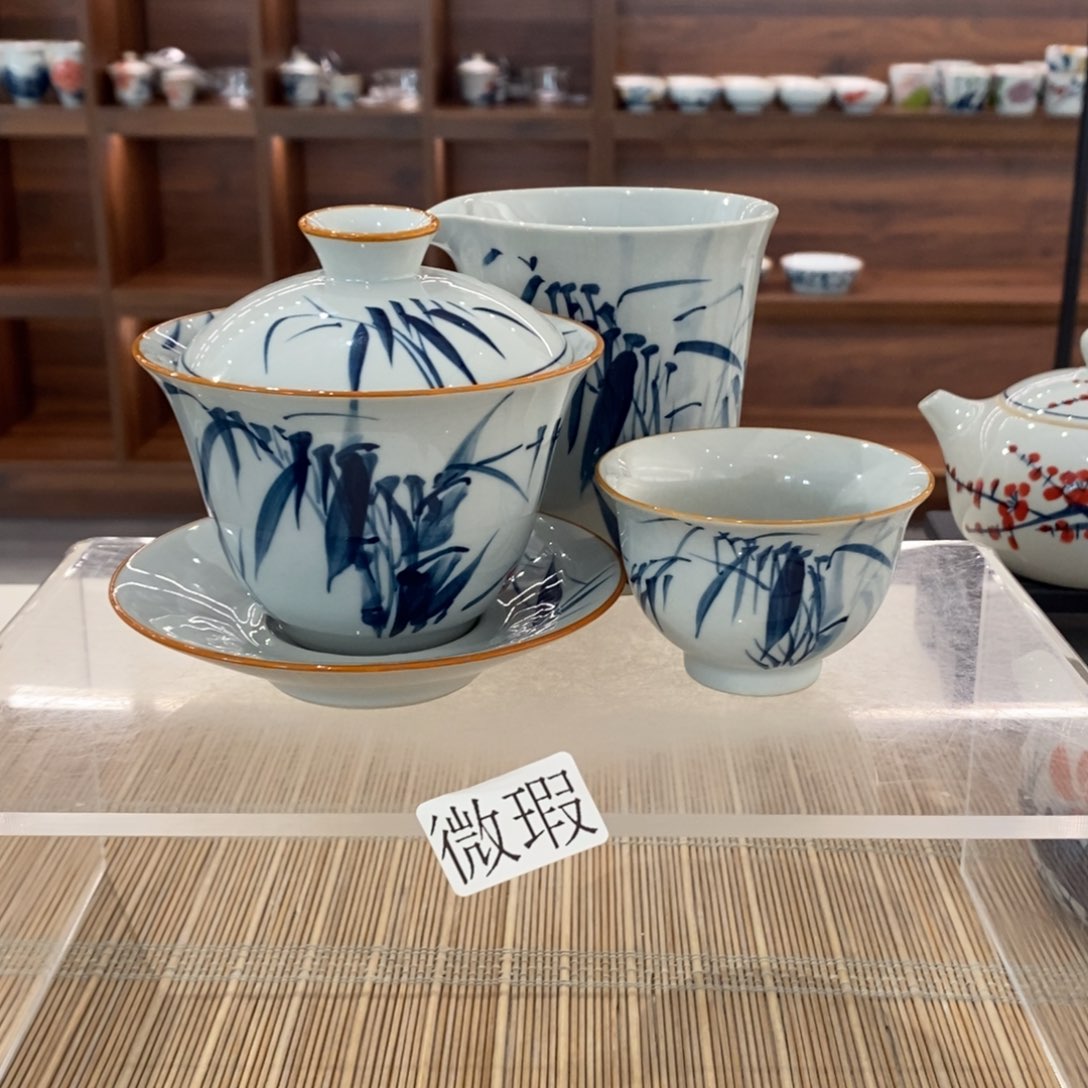 釉下彩手工绘制手工绘制