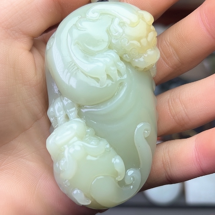 和田玉挂件未镶嵌