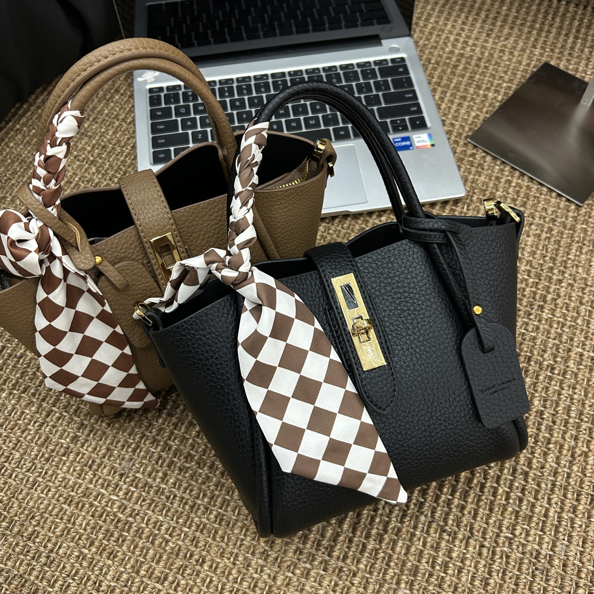 【胖哥推荐】经典百搭手提斜挎菜篮子包