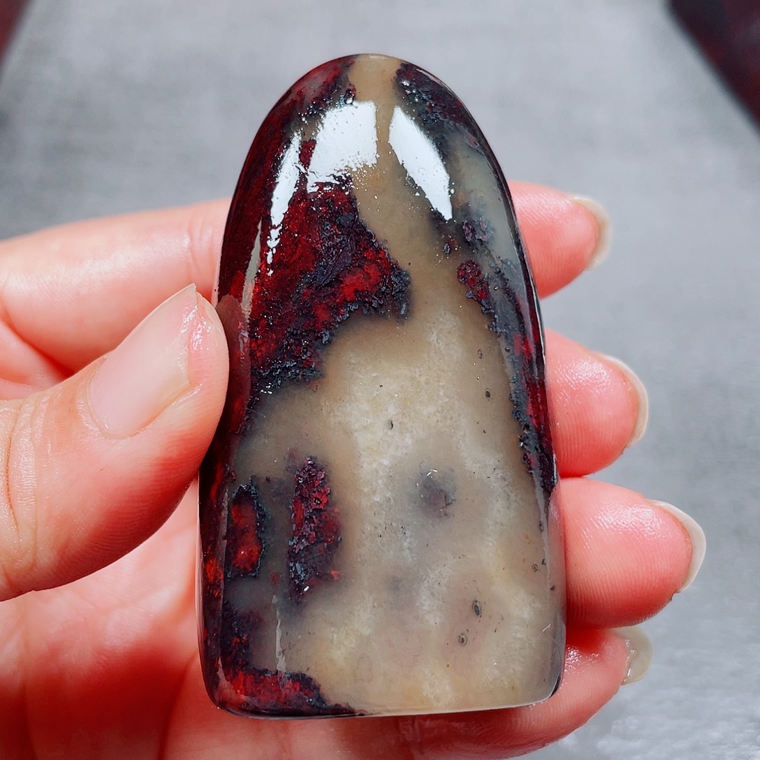 玉桂林鸡血玉印章镇尺23