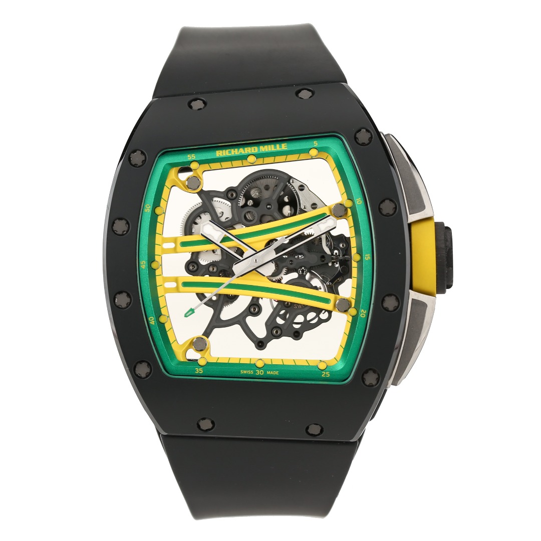 95新 理查德米尔 19年全套/理查德米尔男士系列RM61-01绿跑道