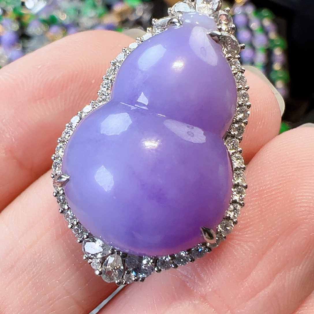 翡翠戒指18K金镶嵌签收后24小时鉴赏期