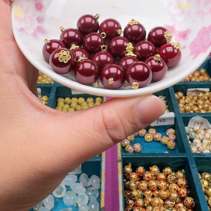 非遗传承手工圆珠扣