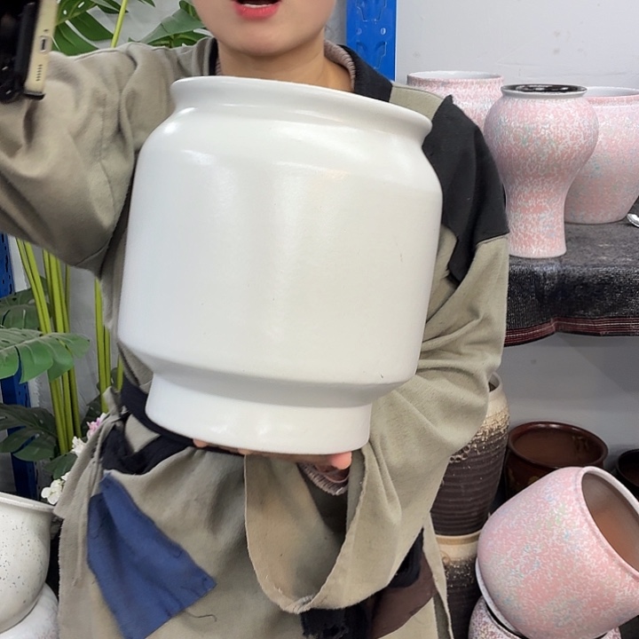 20×27 -粗陶花盆有孔-买买买