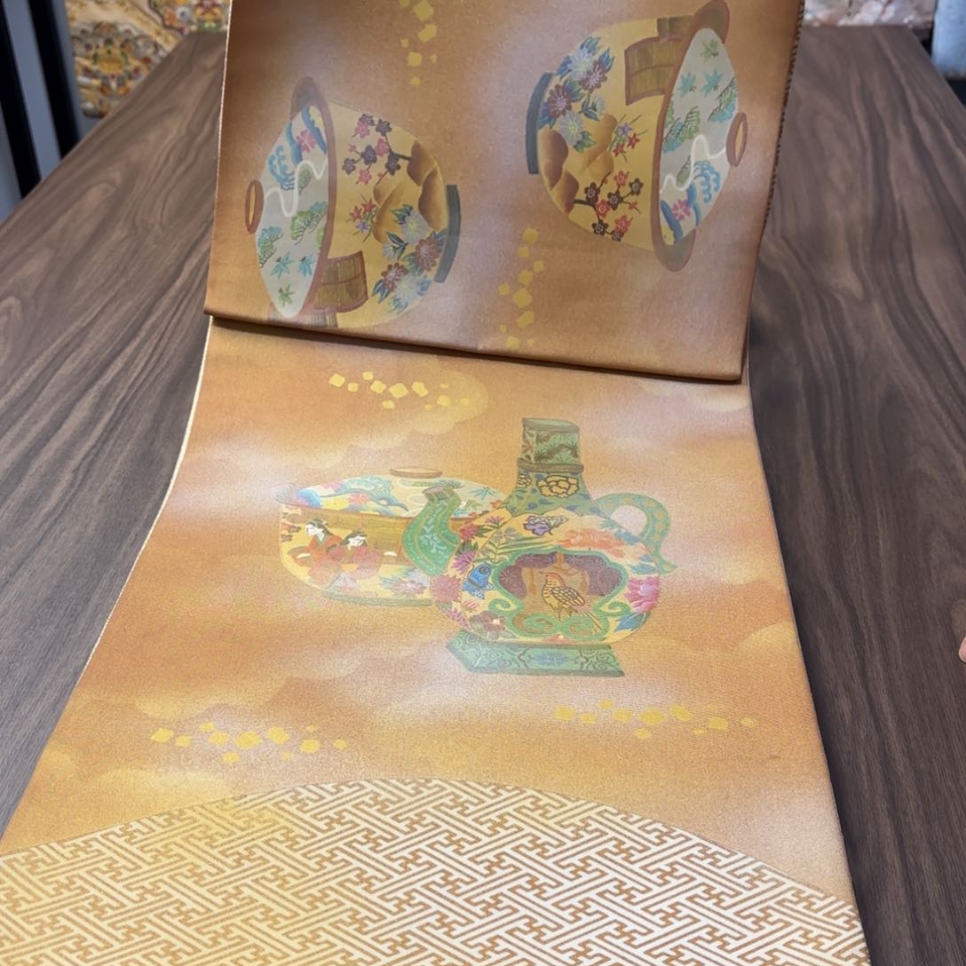 织绣唐锦西阵织带带