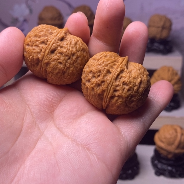 桃核把件花生元宝36尺t 7