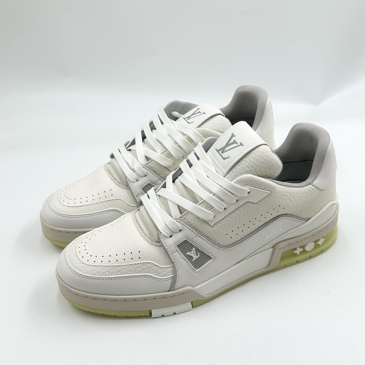 99新 LouisVuitton/路易威登 41码/trainer白水泥板鞋06205