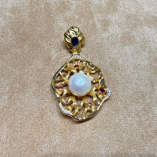 KARSOR/卡奢 S925银珍珠吊坠X3050