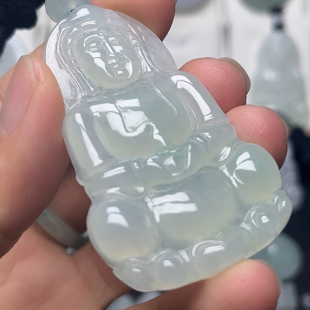 翡翠未镶嵌颈饰缅甸天然翡翠