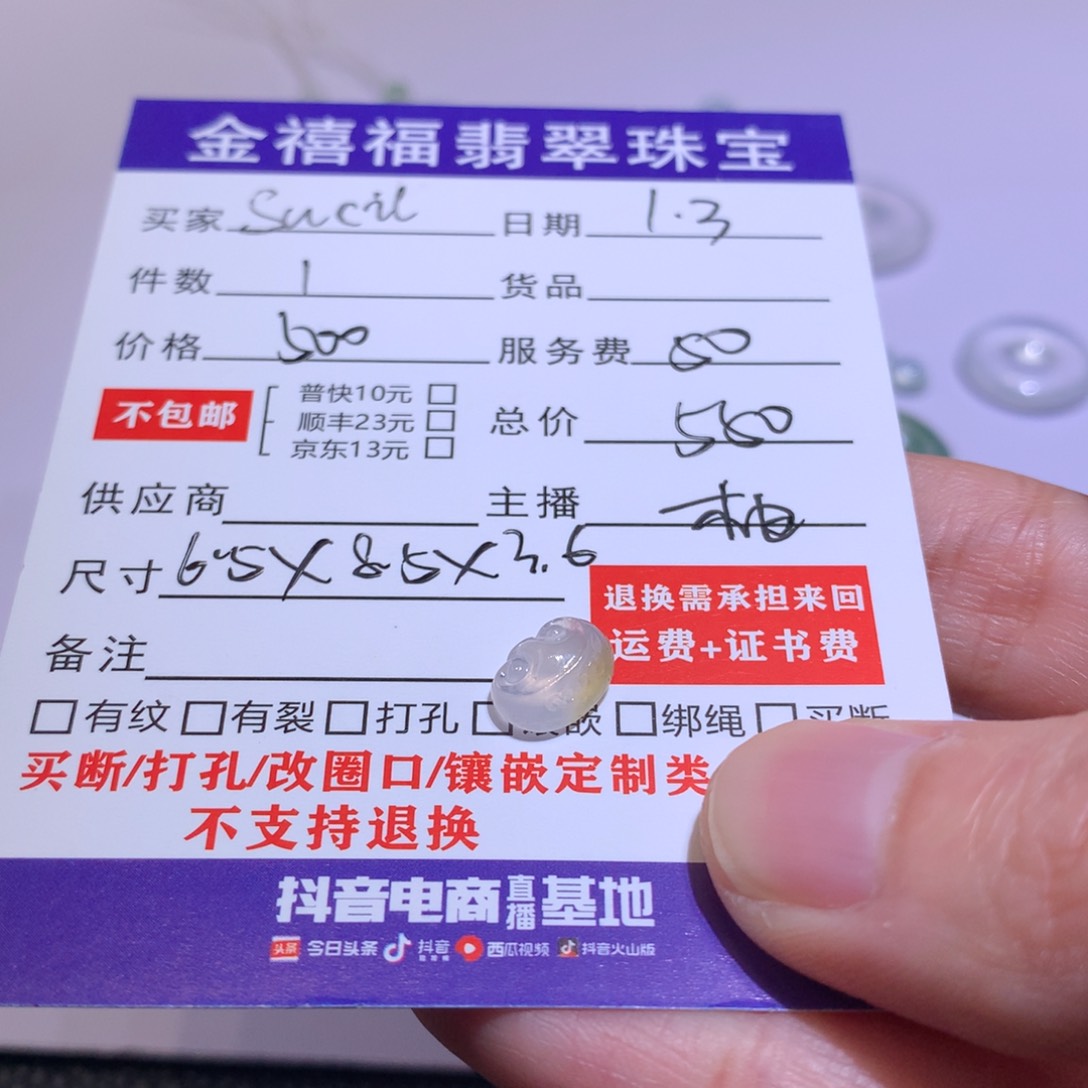 颈饰未镶嵌翡翠S****e