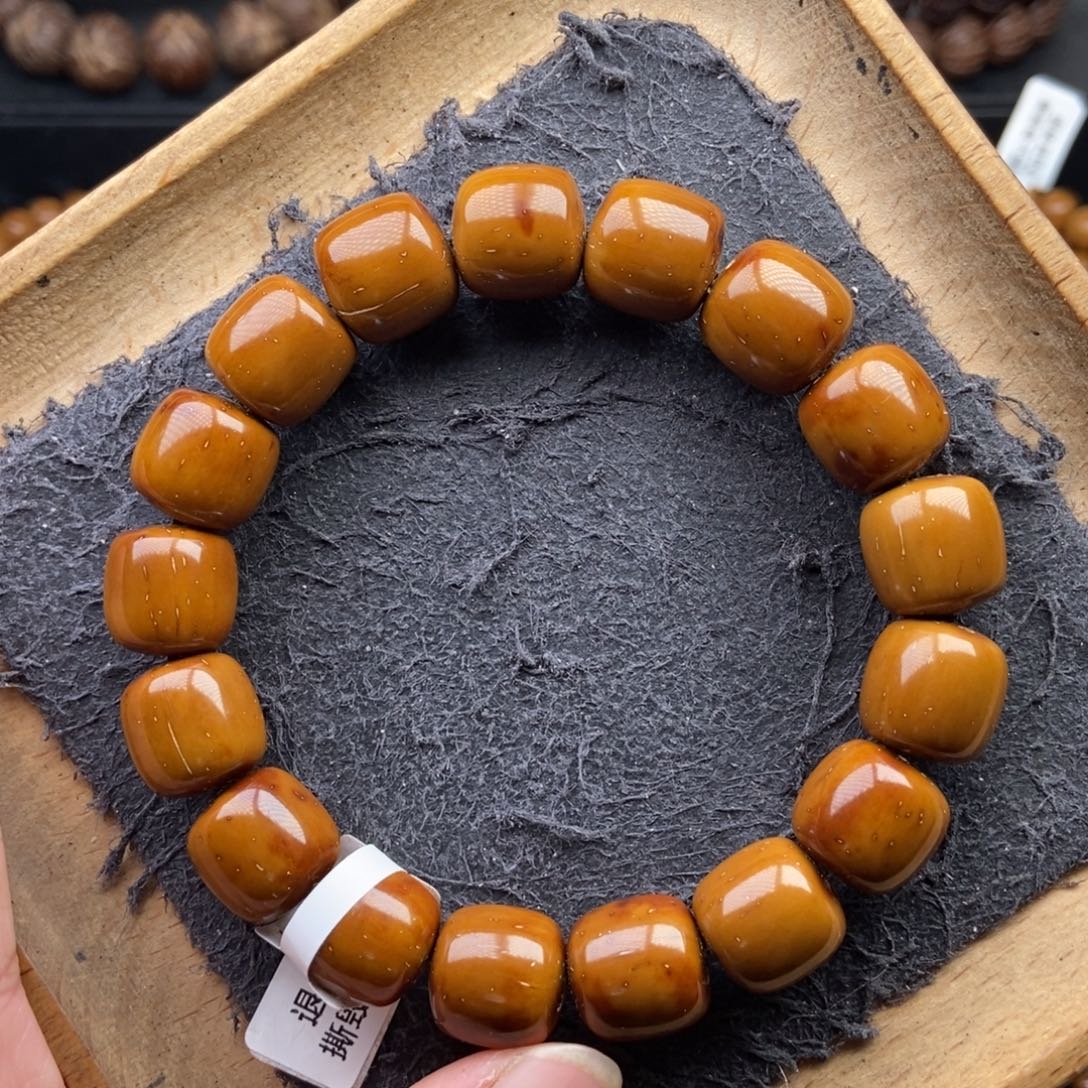 手串紫金鼠13mm近实心精品黄金甲老型