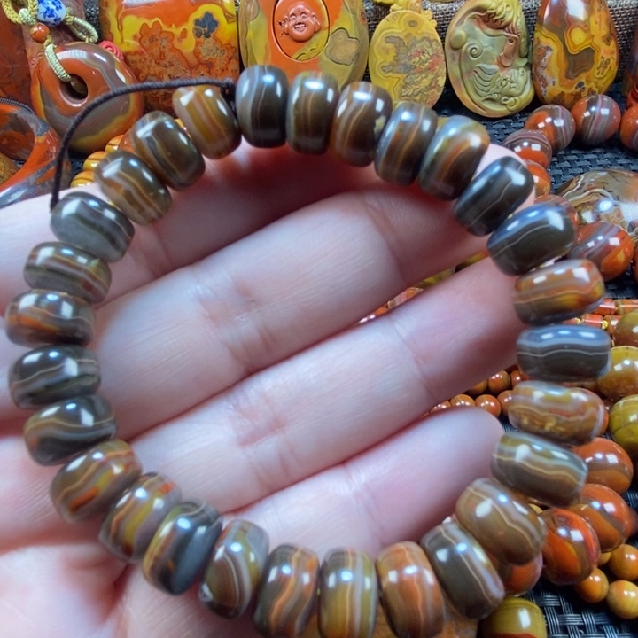 玛瑙/玉髓未镶嵌手链