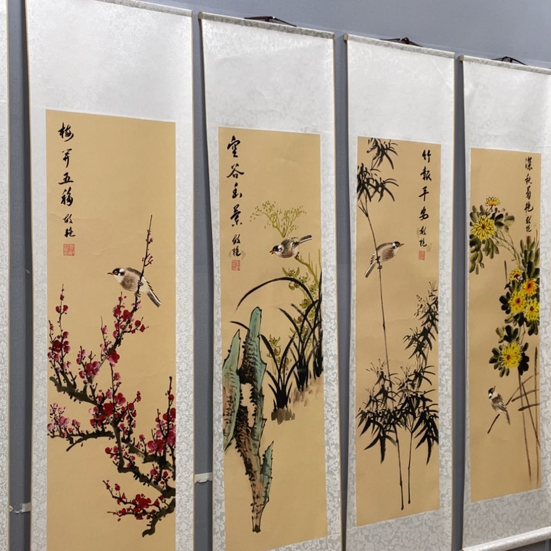 国画老师亲笔手绘作品y