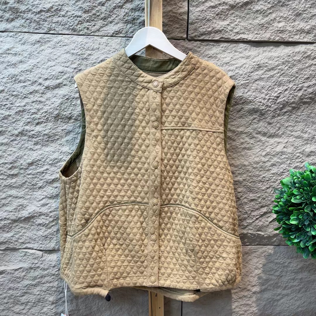 4624新款秋冬季休闲百搭棉服马甲