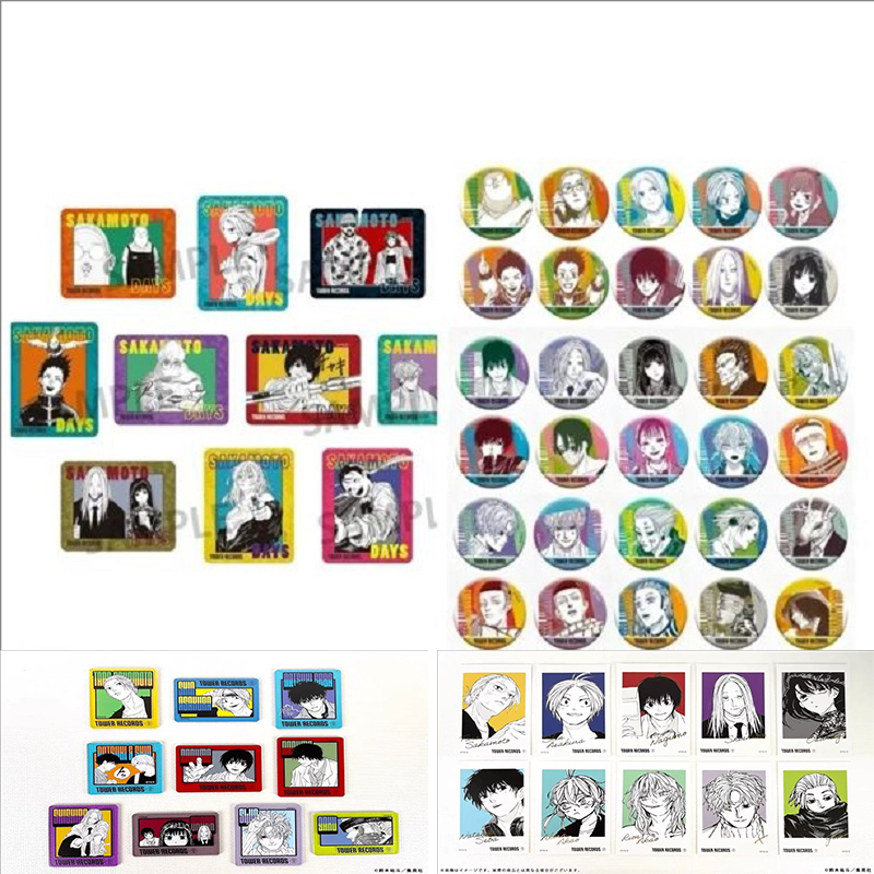 【坂本的日常】塔店联动系列方吧唧 圆吧唧 金签拍立得等（盲盒代拆）