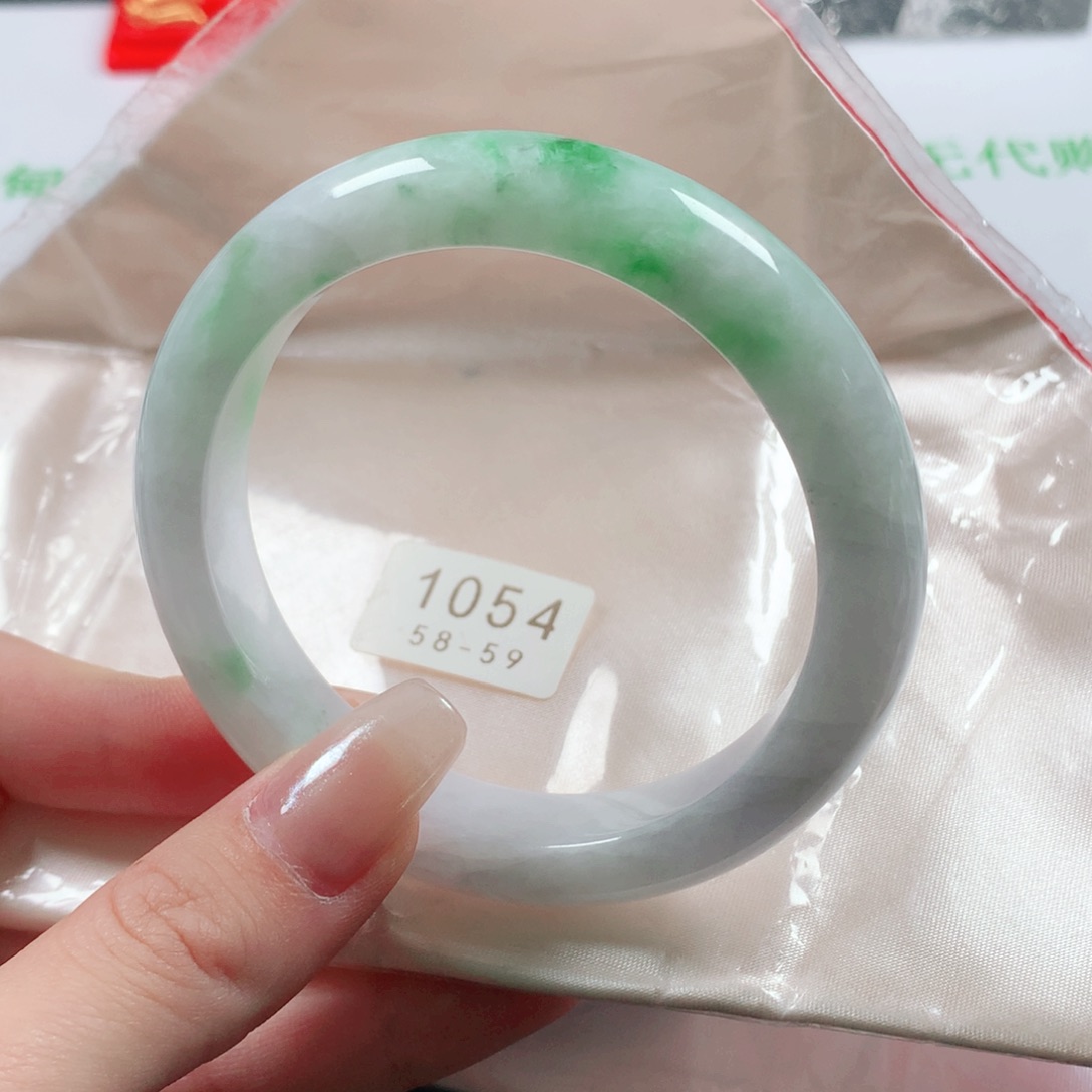 未镶嵌手镯翡翠天然翡翠手镯1054
