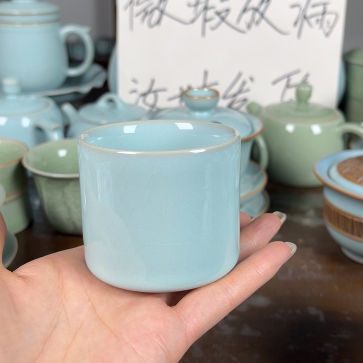 直口扳指杯不完美