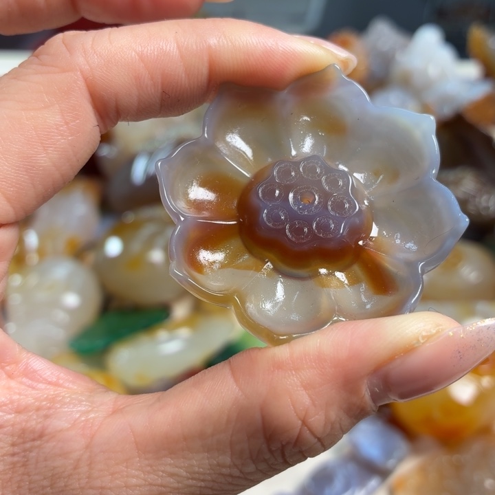 玛瑙/玉髓未镶嵌吊坠(不含链)