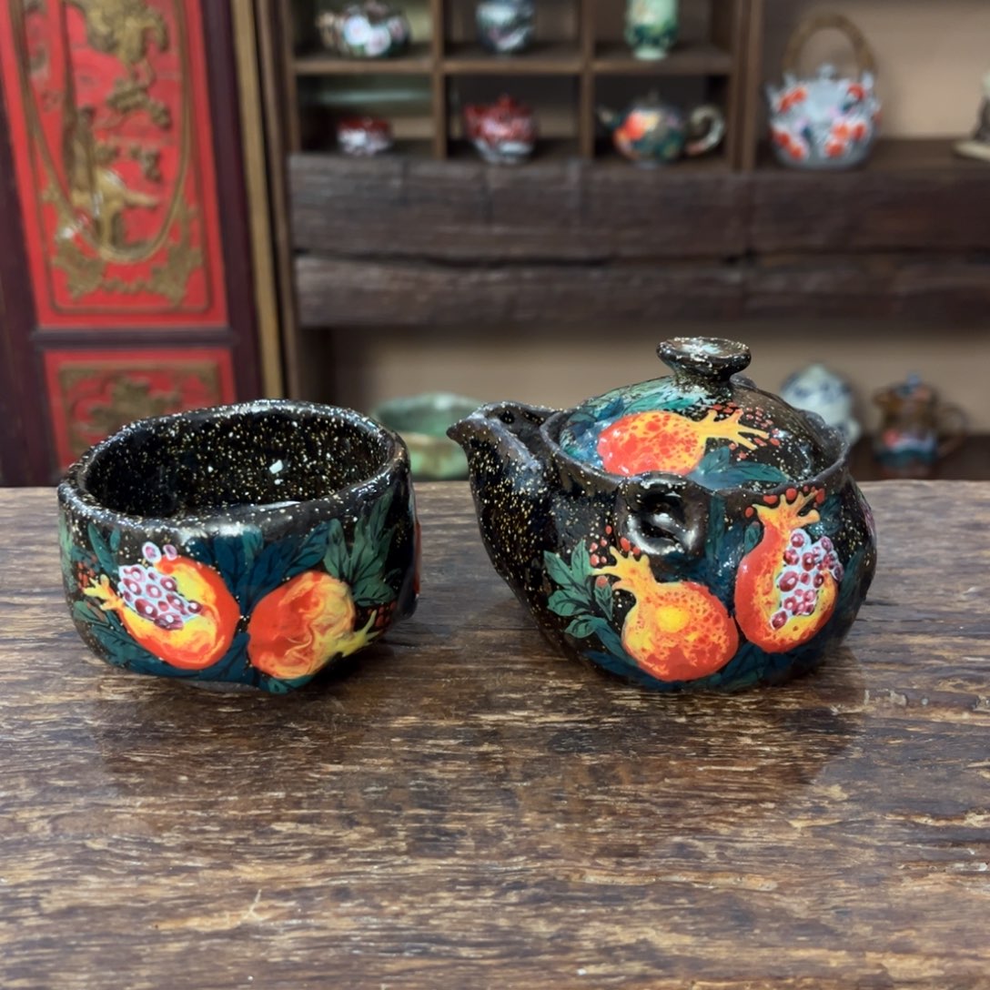葫***芽景德镇纯手工手绘陶瓷