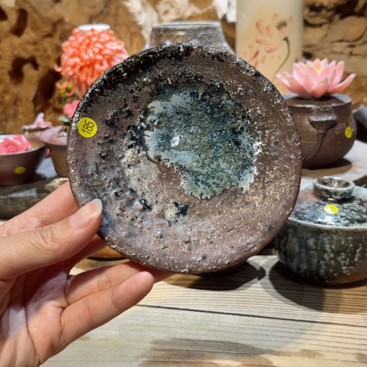 【闪购商品】柴烧茶具茶杯壶承185