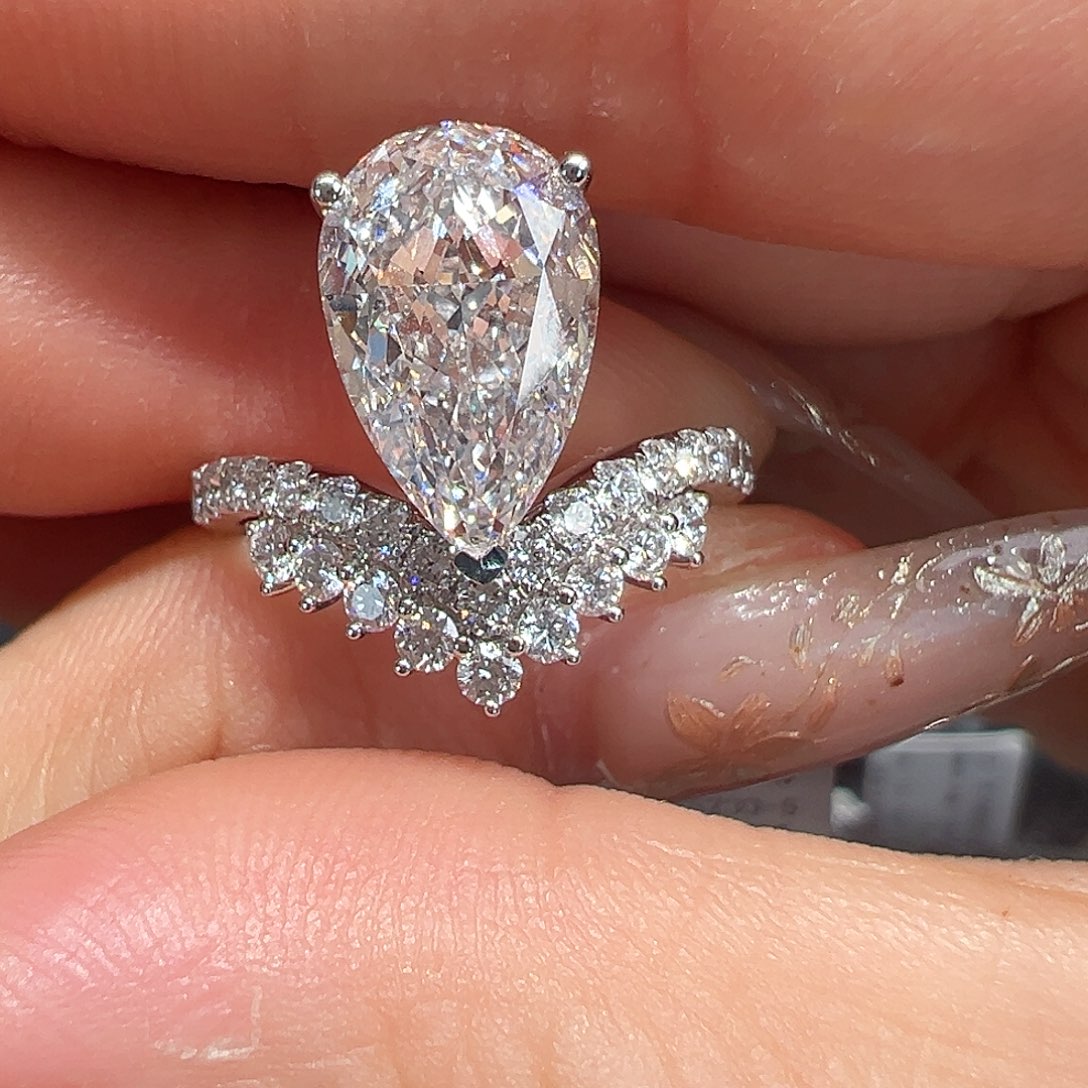 实验室培育钻石18K金镶嵌@@00028994