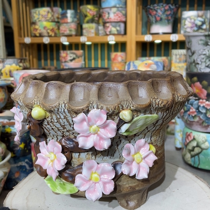 红陶景德镇艺术手绘作品