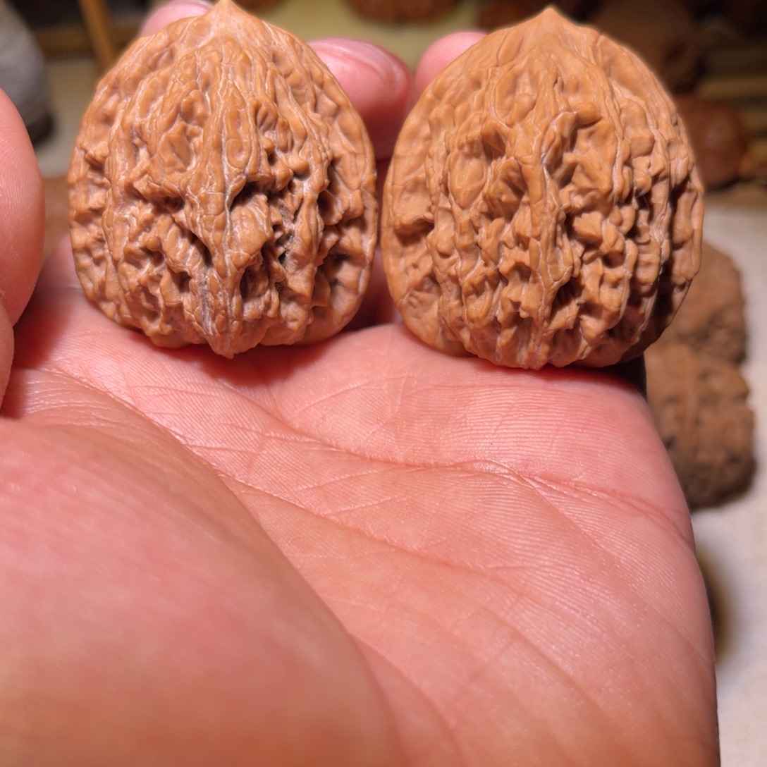 三***恼文玩核桃把件堂虎