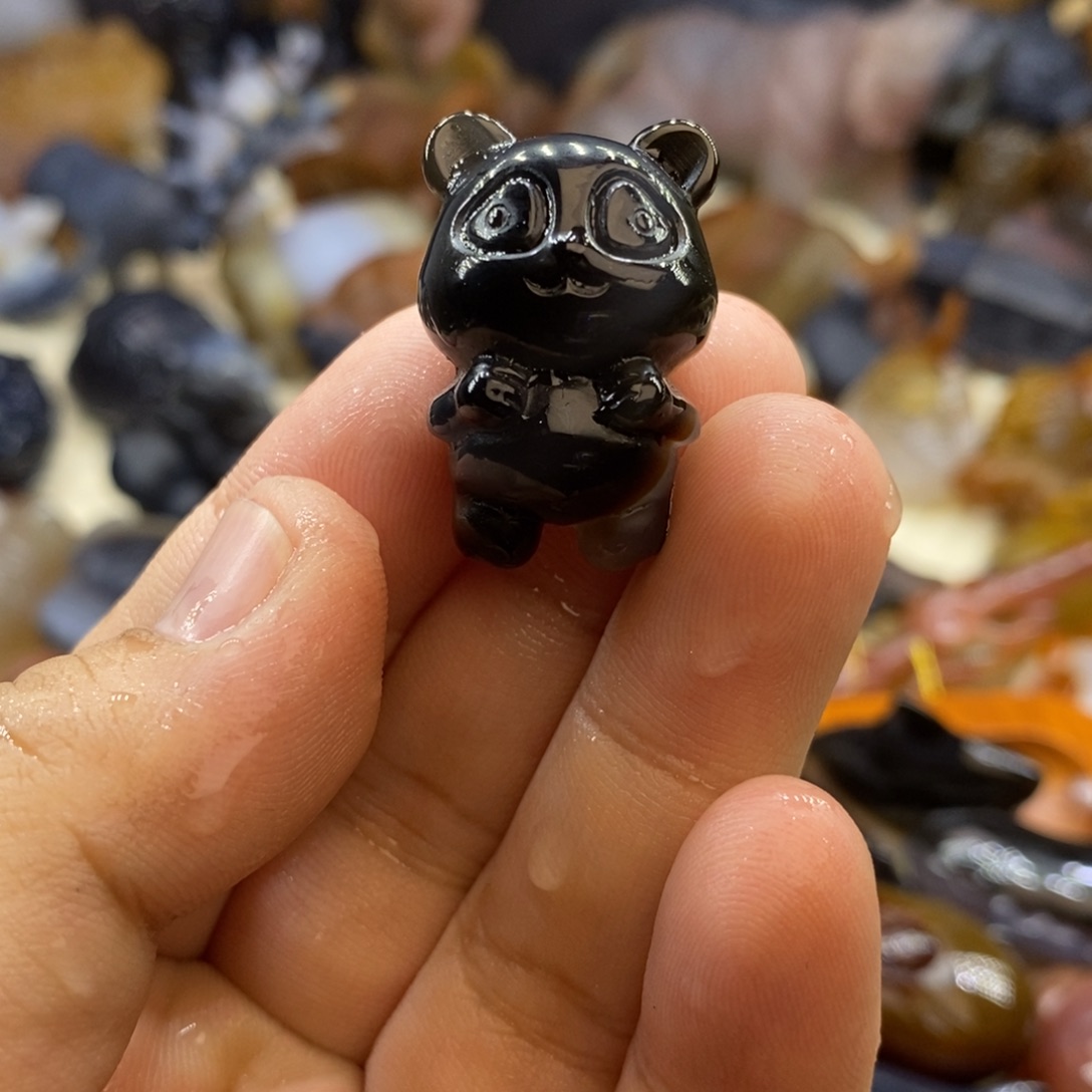 玛瑙/玉髓未镶嵌摆件手把件