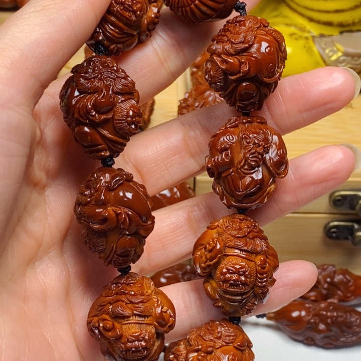 橄榄核吊坠老**！橄榄核手串