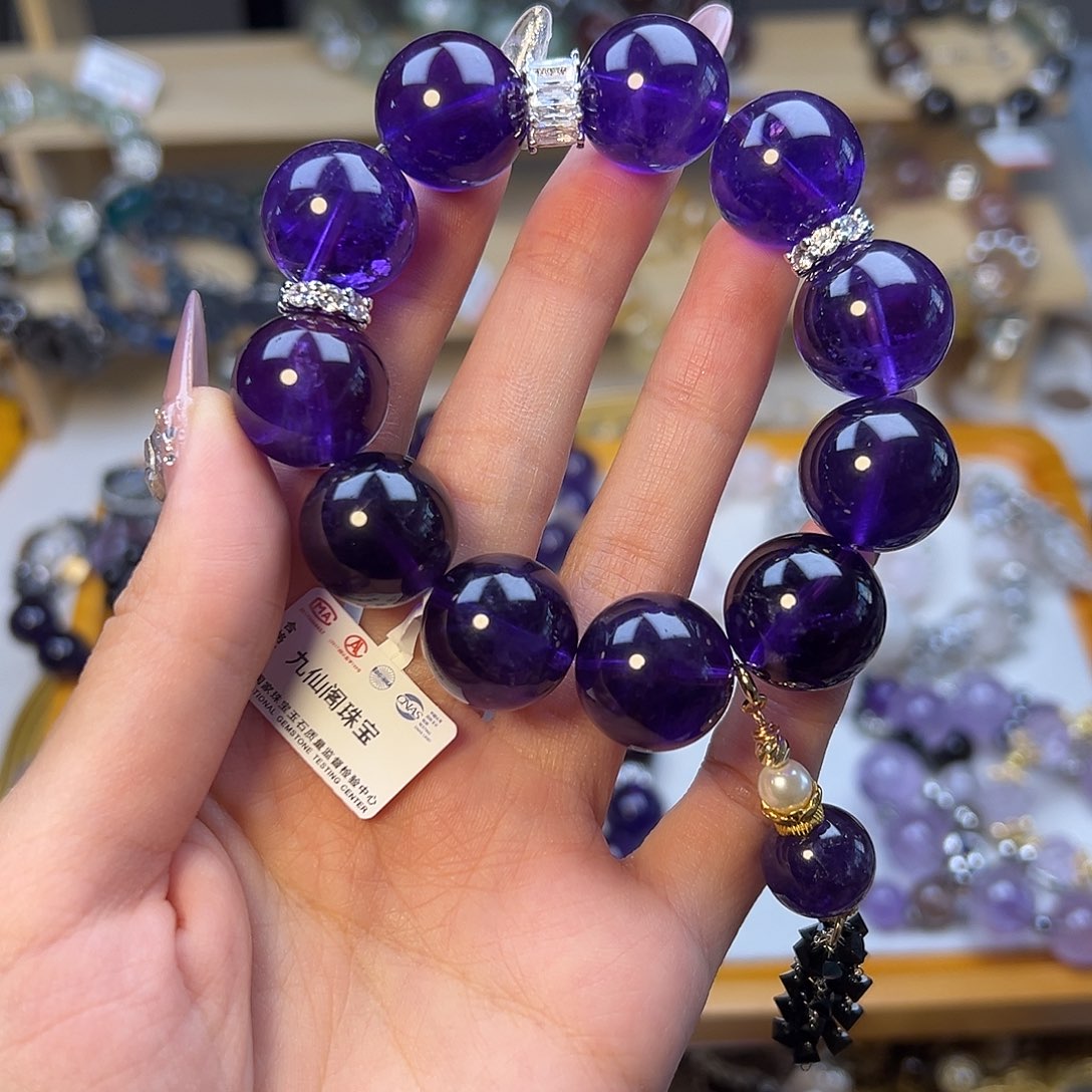 水晶手链合金水晶