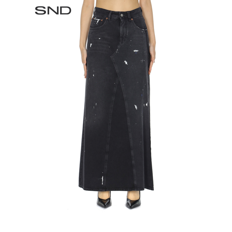【MM6 设计师品牌】SND AW25 不对称后开叉长半裙