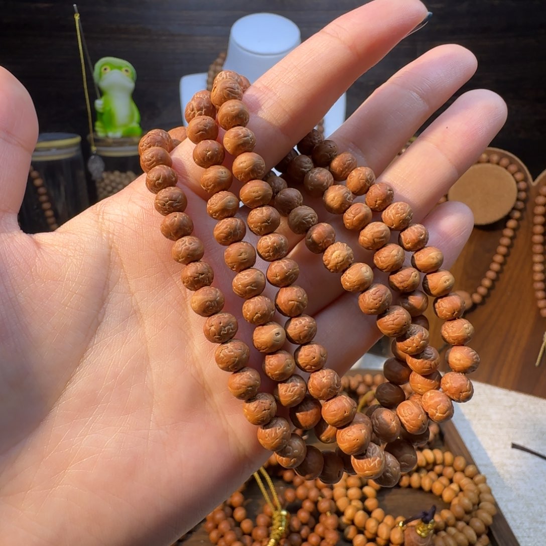 吊坠凤眼菩提国产酸枣核精品108颗