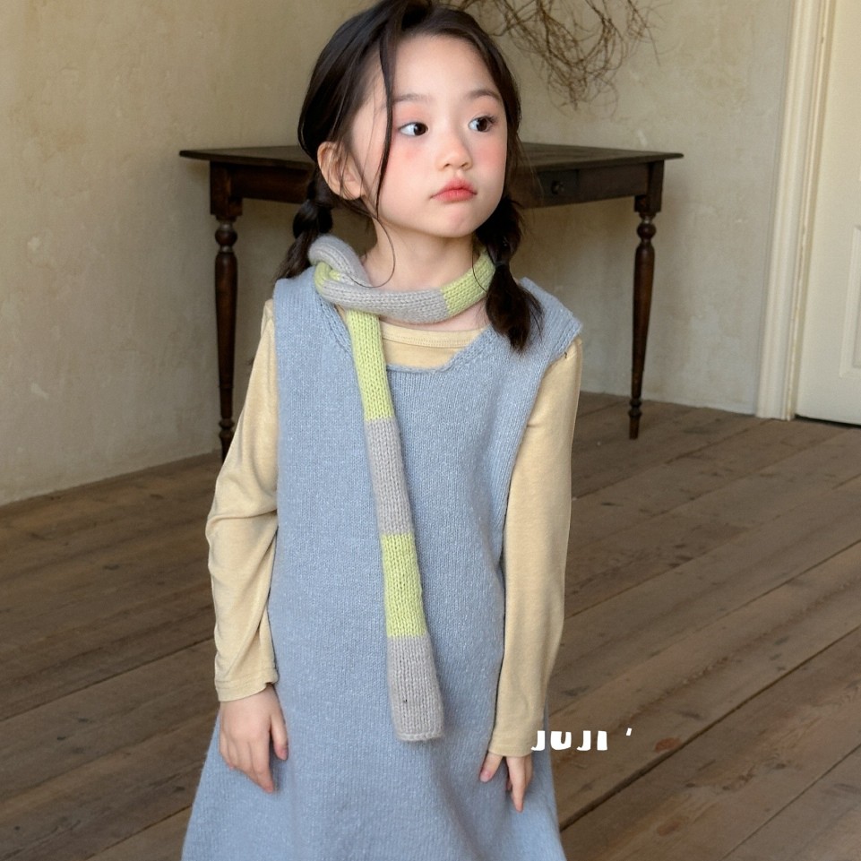 6591童装宽松常规毛衣背带裙女童春秋休闲风秋季韩版
