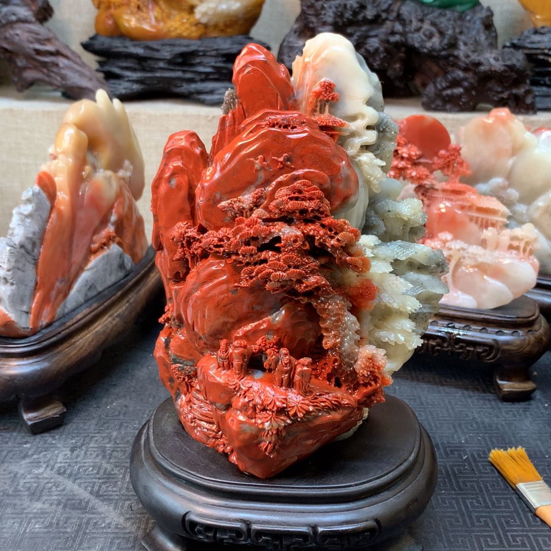 寿山石寿山石摆件