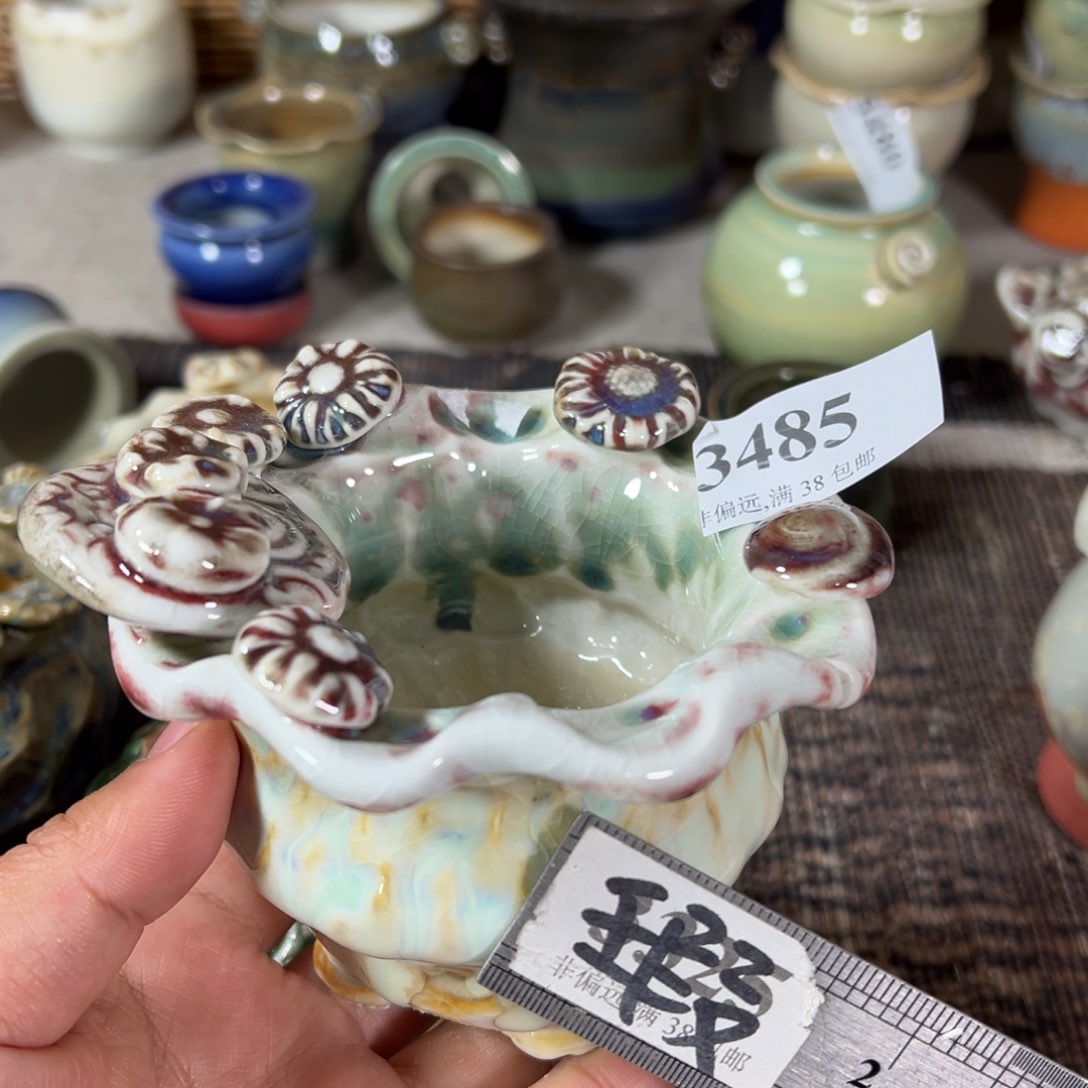 红陶景德镇手工花盆