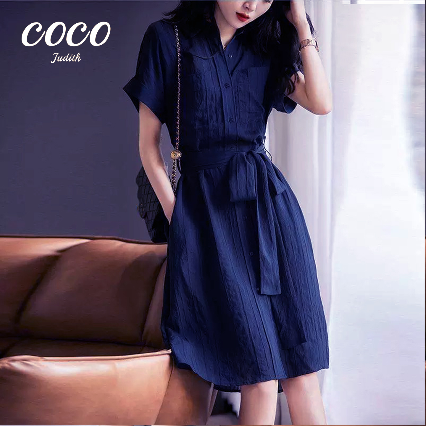 【RG6675】2025新款夏季洋气设计感时尚气质日常百搭显瘦新款连衣裙