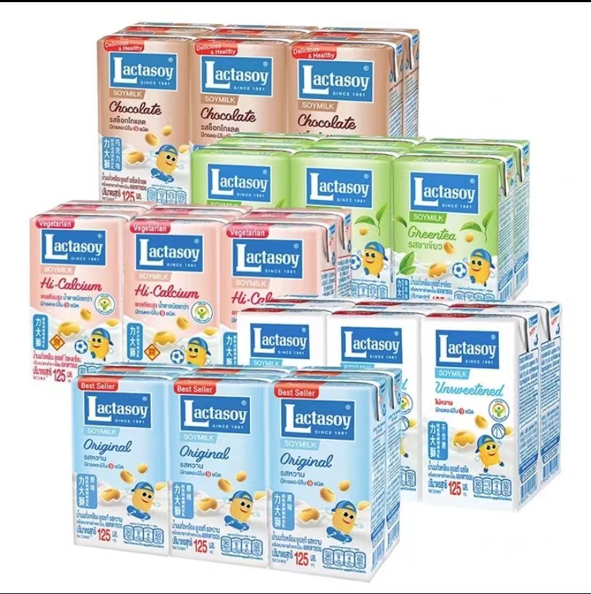 泰国进口力大狮豆奶儿童成人早餐营养豆奶