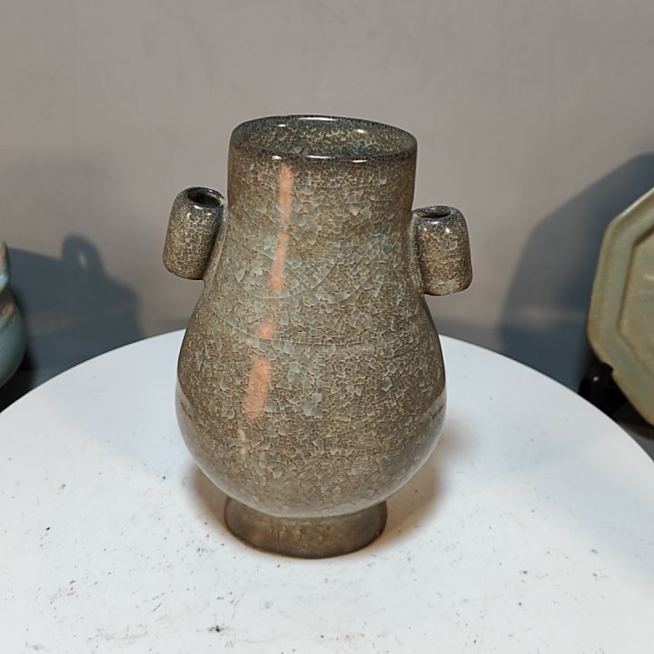 碗深***哥官窑全品相陶瓷一个