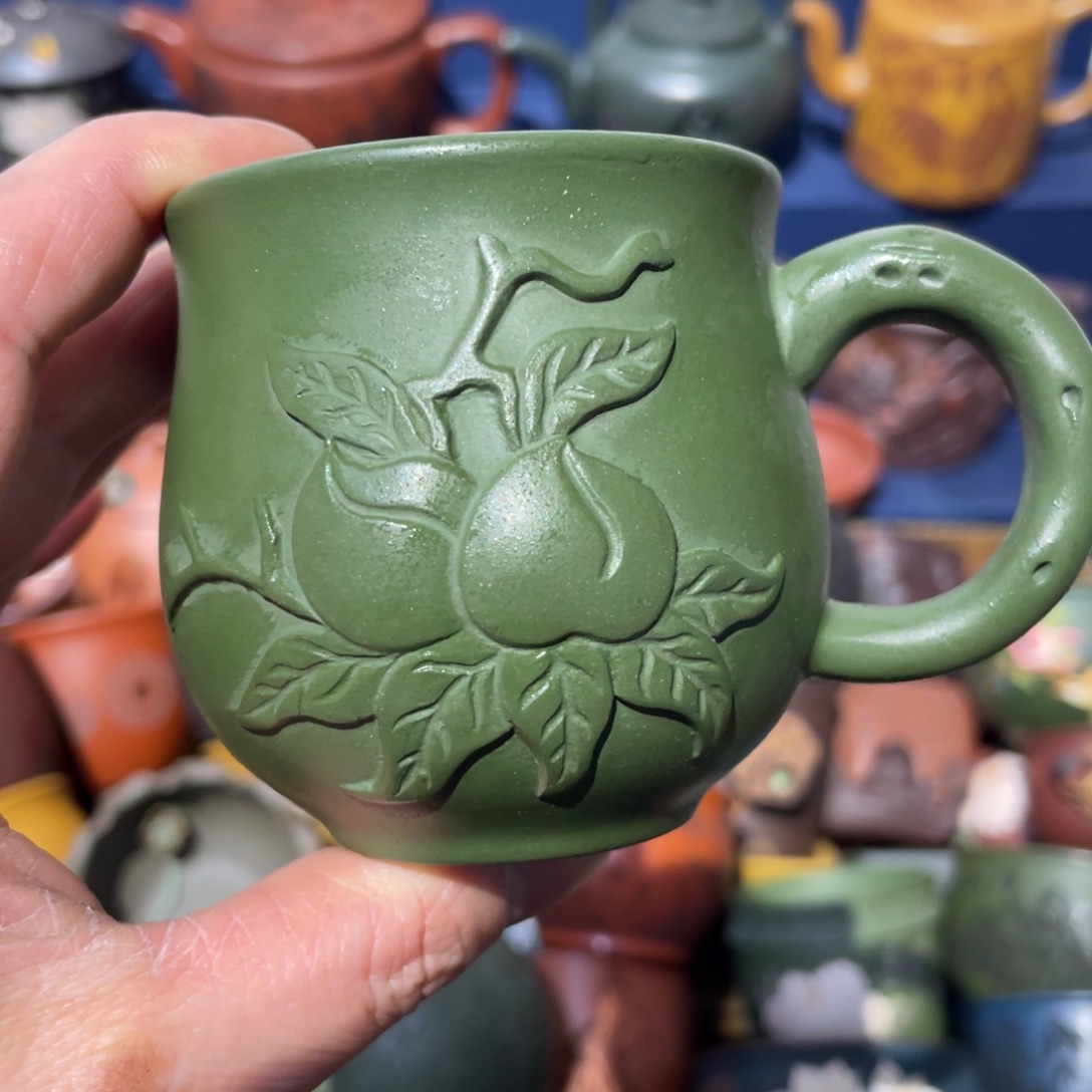 原矿紫砂手工主人杯