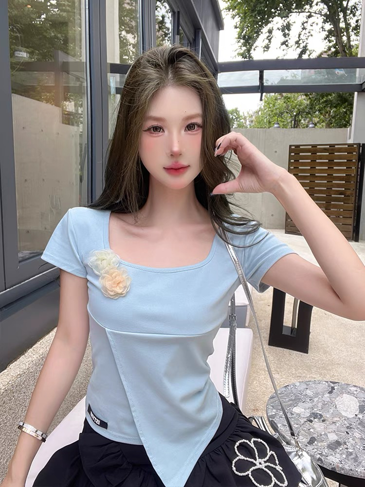 夏季韩系时尚短袖显瘦