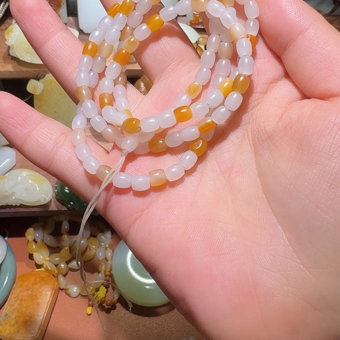 福***满和田玉未镶嵌挂件