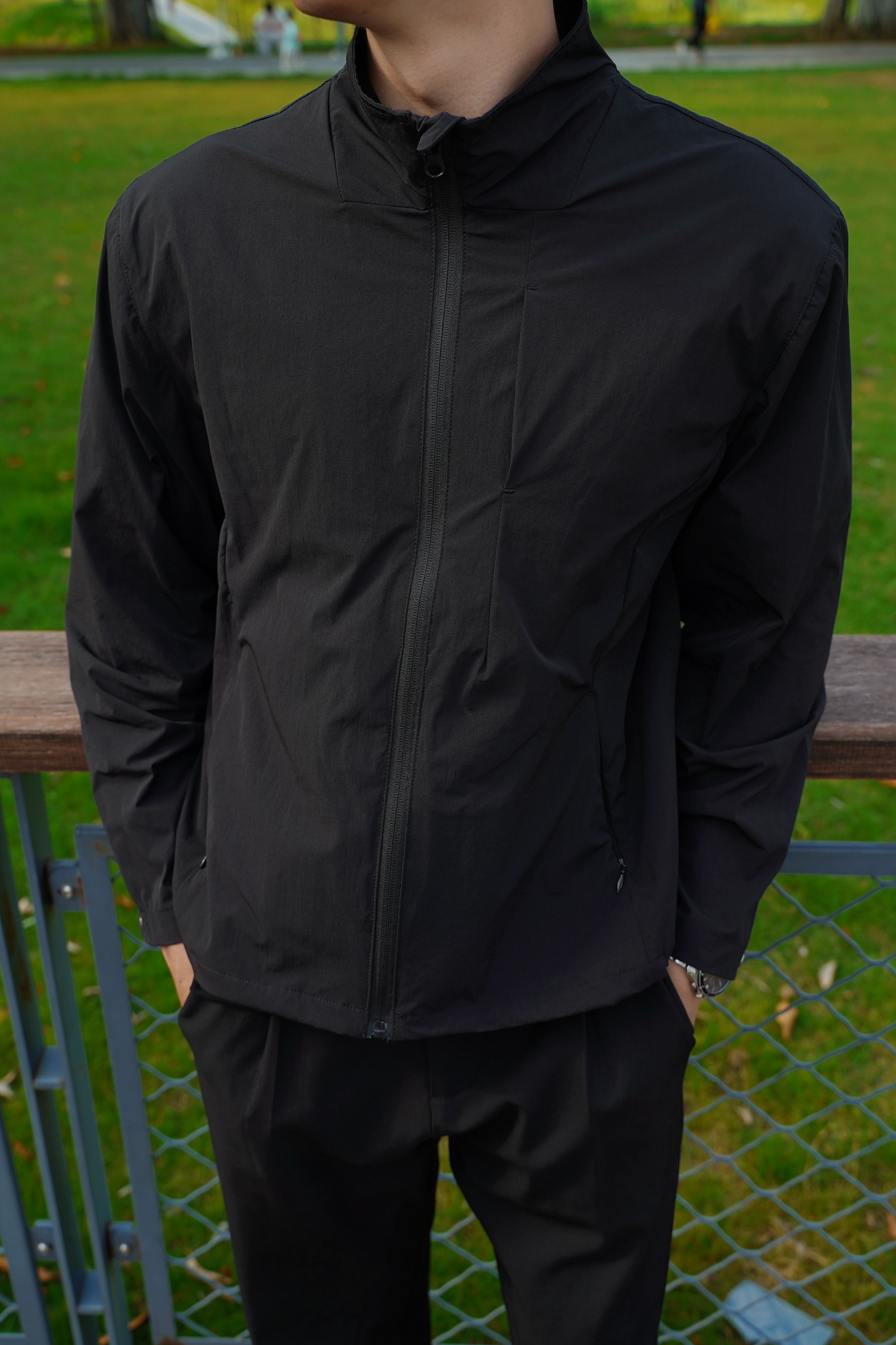 【玩裤子弟】短宽版型 初秋正肩夹克 UPF50+  速干防水外套防晒衣