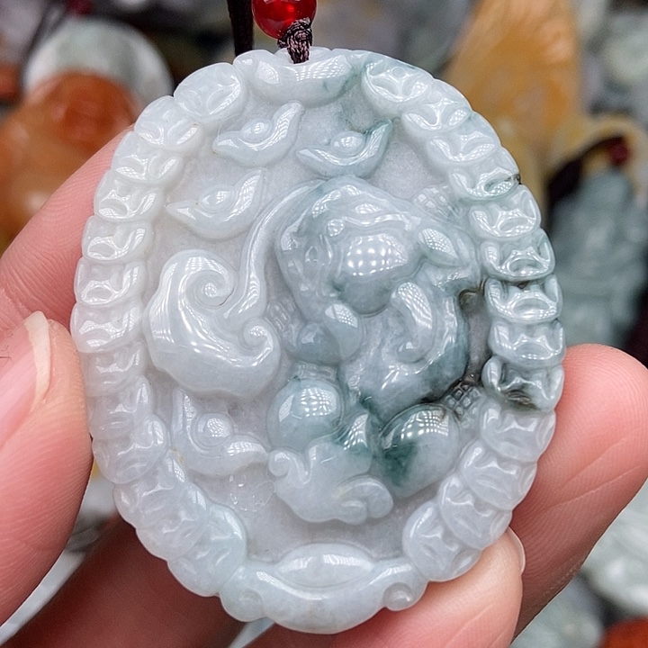 颈饰未镶嵌翡翠翡翠