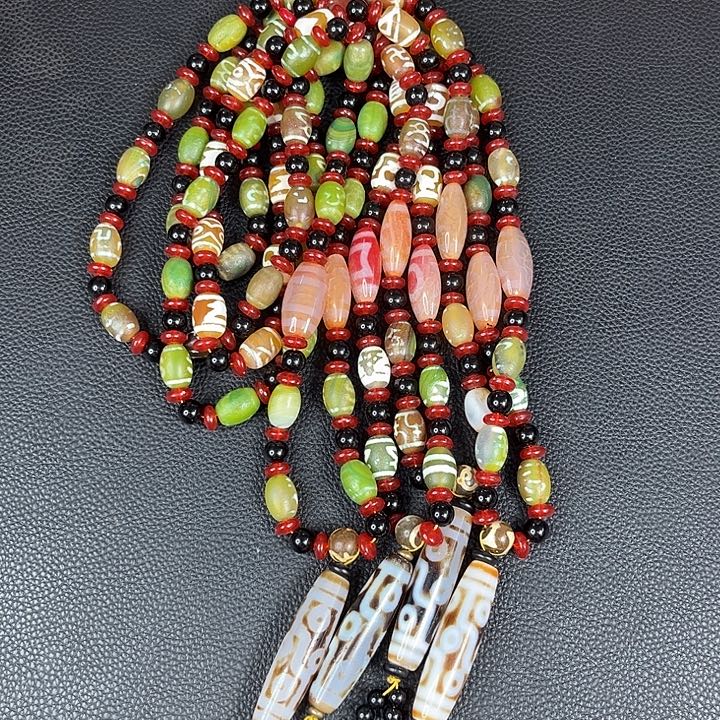 颈饰玛瑙未镶嵌T20九目项链发其一