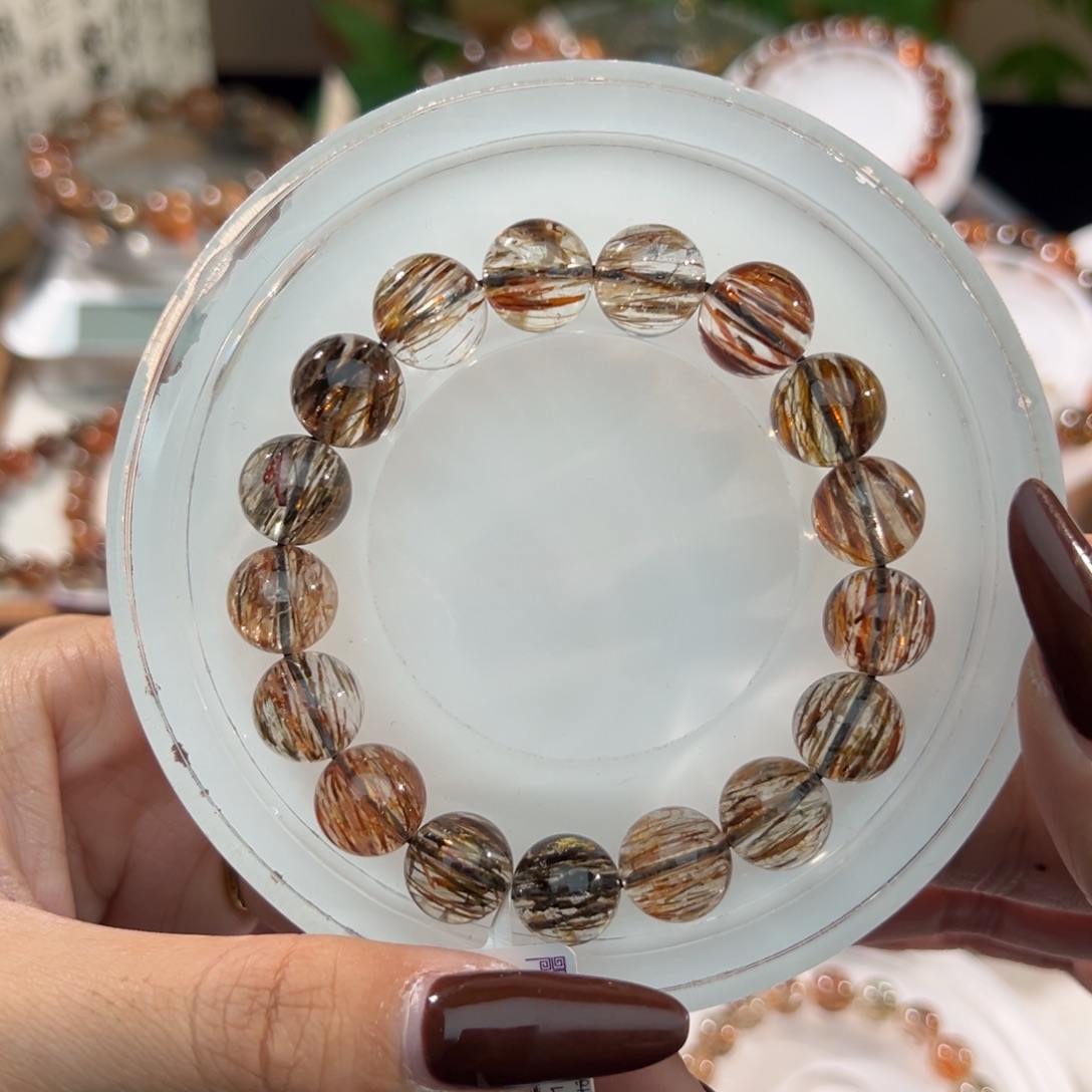 手链水晶未镶嵌黑金超七11