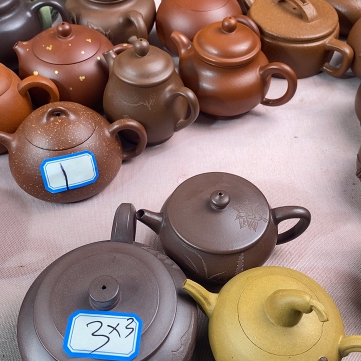 紫砂茶壶珊宜兴紫砂3个